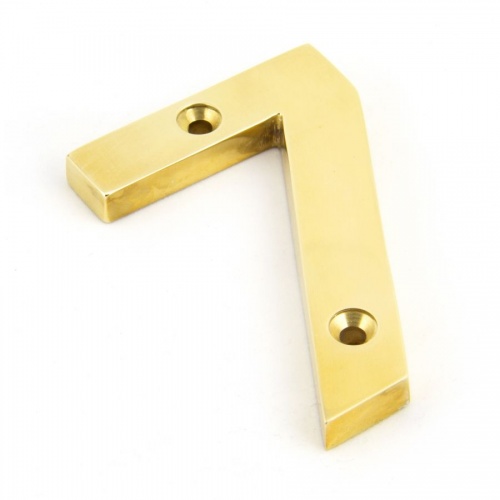 Polished Brass Number 7